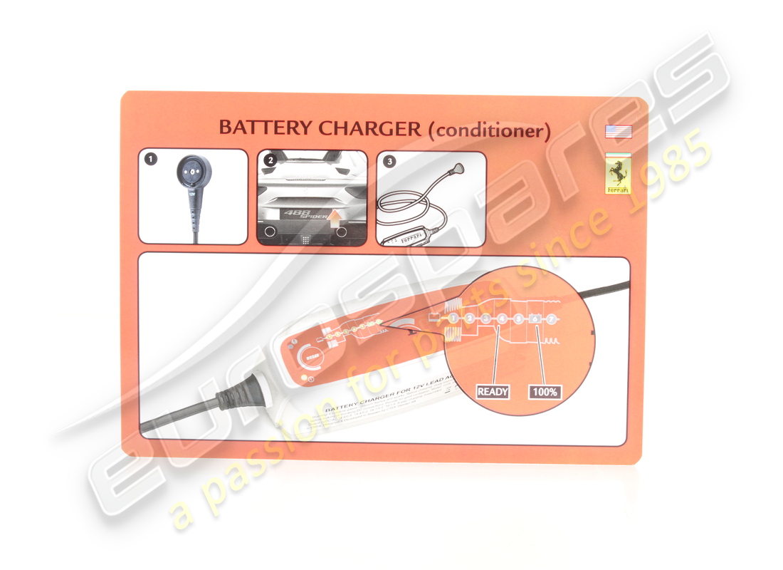 nouveau guide de conditionneur de batterie ferrari. numéro de pièce 87994400 (2)