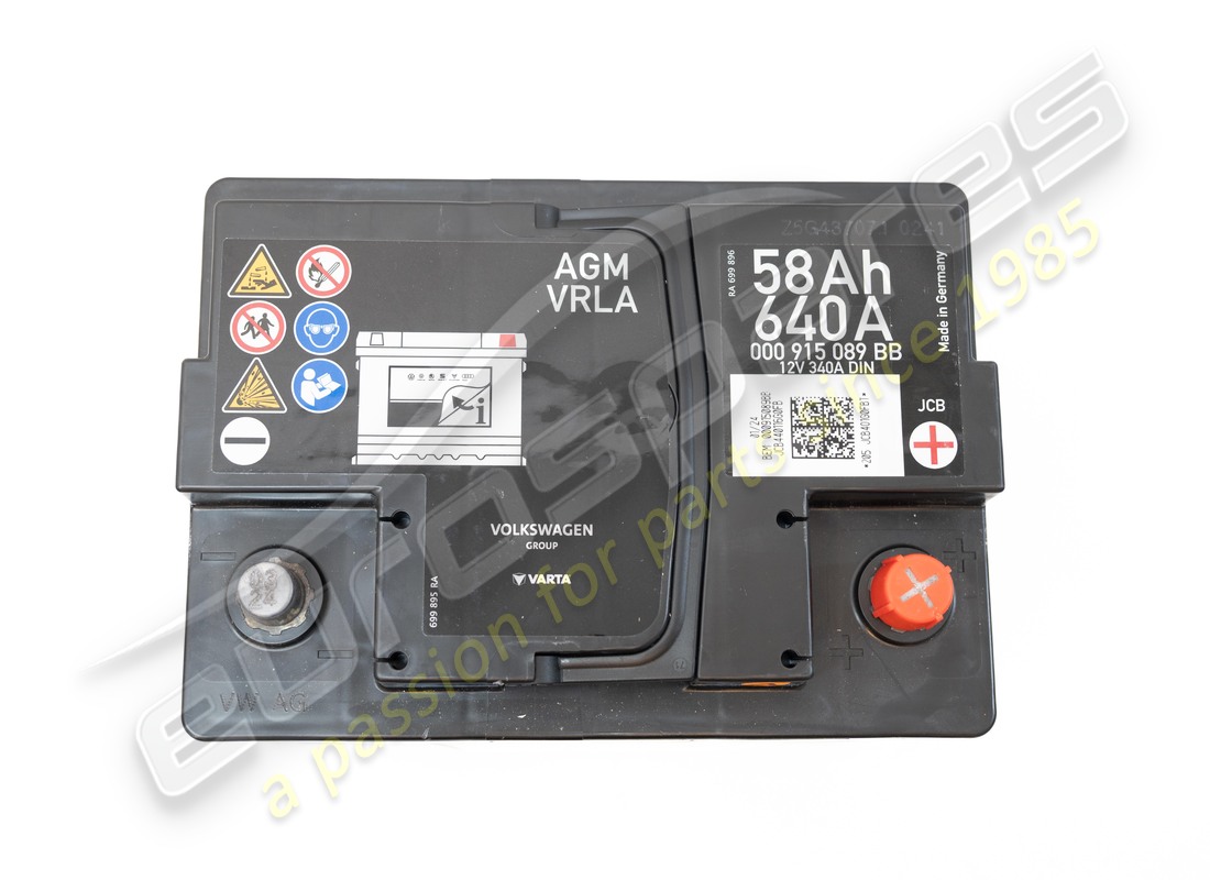 NOUVELLE BATTERIE LAMBORGHINI. NUMÉRO DE PIÈCE 000915089BB (5) nouvelle batterie lamborghini. numéro de pièce 000915089bb (5)
