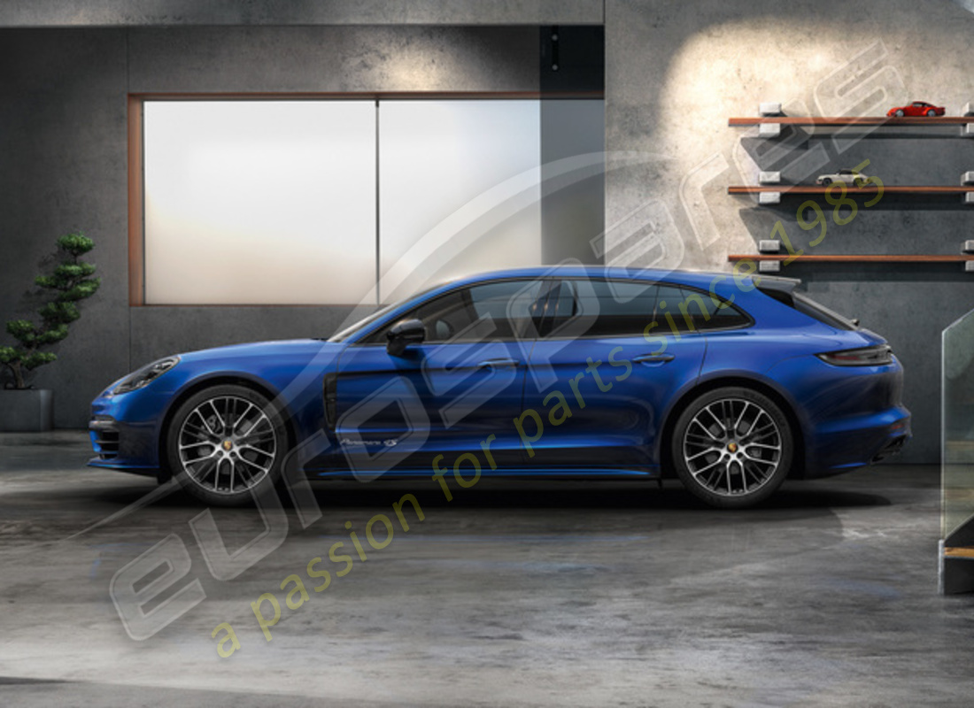 jantes et pneus été sport au design exclusif de porsche 21 pouces neufs - peints en noir (haute brillance). numéro de pièce 971044665s (2)