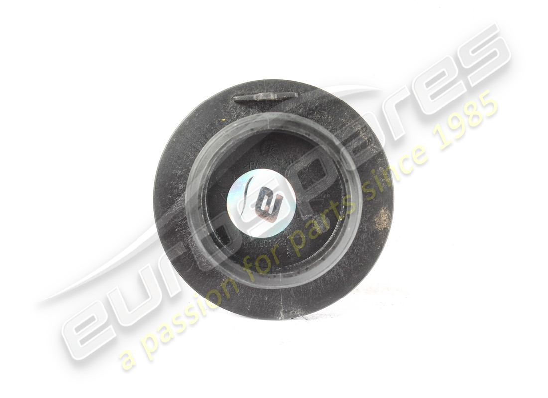 enjoliveur de moyeu d'occasion porsche noir mat. numéro de pièce 9p1601349nok1 (2)
