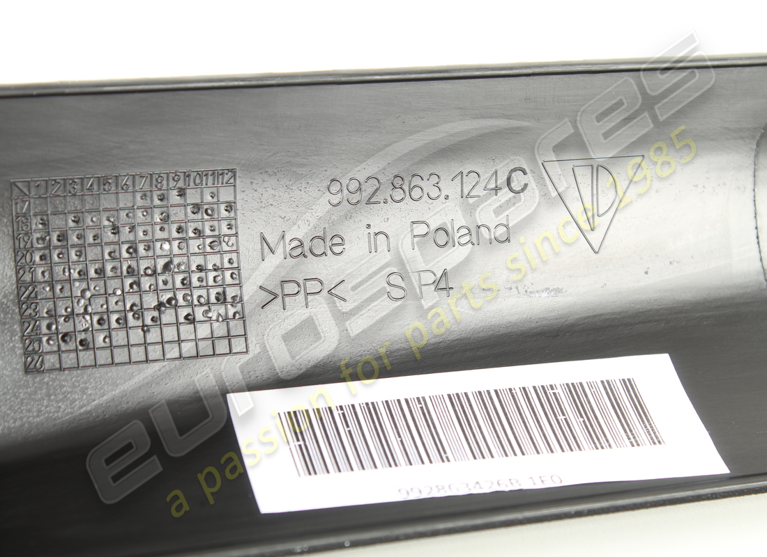 nouveau garniture latérale noire porsche. référence 992863426b1e0(3)