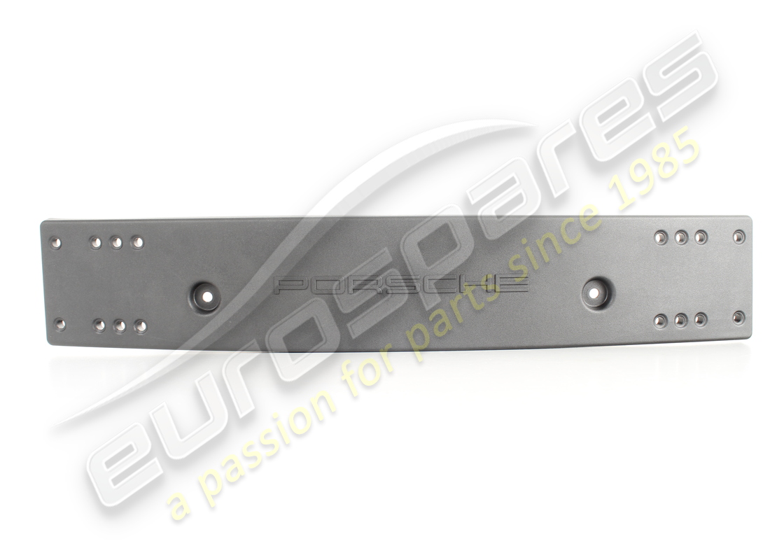 NOUVEAU SUPPORT DE PLAQUE D'IMMATRICULATION PORSCHE NOIR SATINÉ. RÉFÉRENCE 9877011050301C (1) nouveau support de plaque d'immatriculation porsche noir satiné. référence 9877011050301c (1)