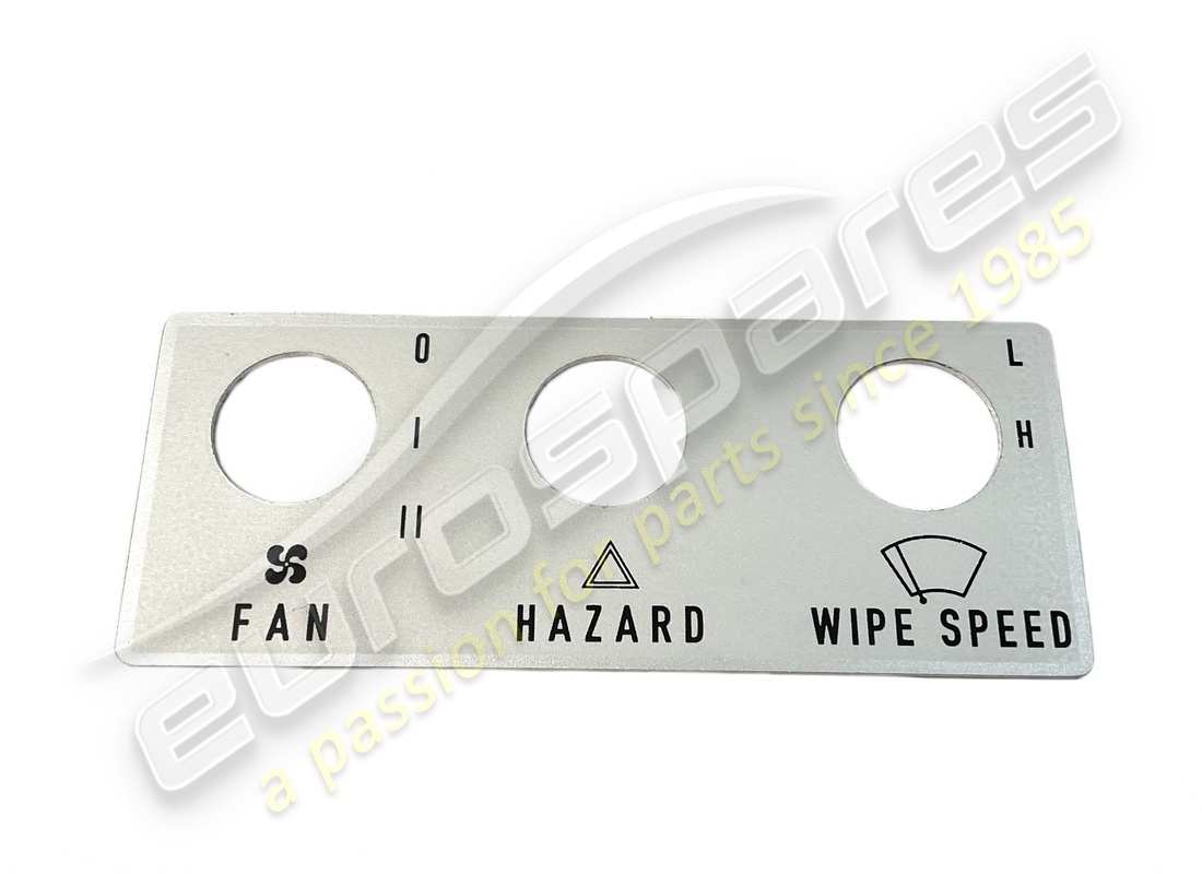 NOUVELLE PLAQUE DE COMMUTATION Eurospares 308QV OE . NUMÉRO DE PIÈCE 60770800 (1)