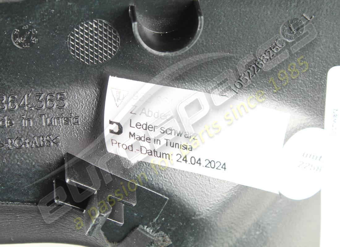 nouveau garniture noire porsche. référence 95b864365da11(3)