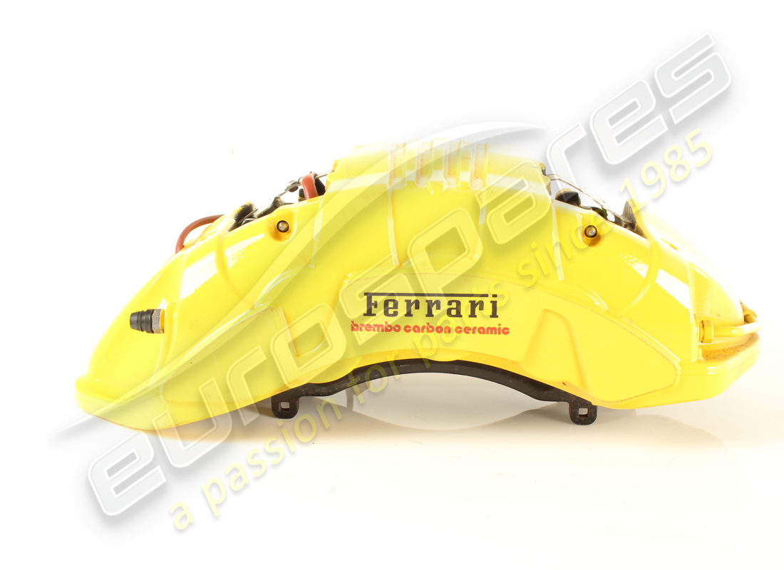 Étrier de frein complet carbone-céramique Ant.SX GIALL d'occasion Ferrari. Numéro de pièce 763533 (1)