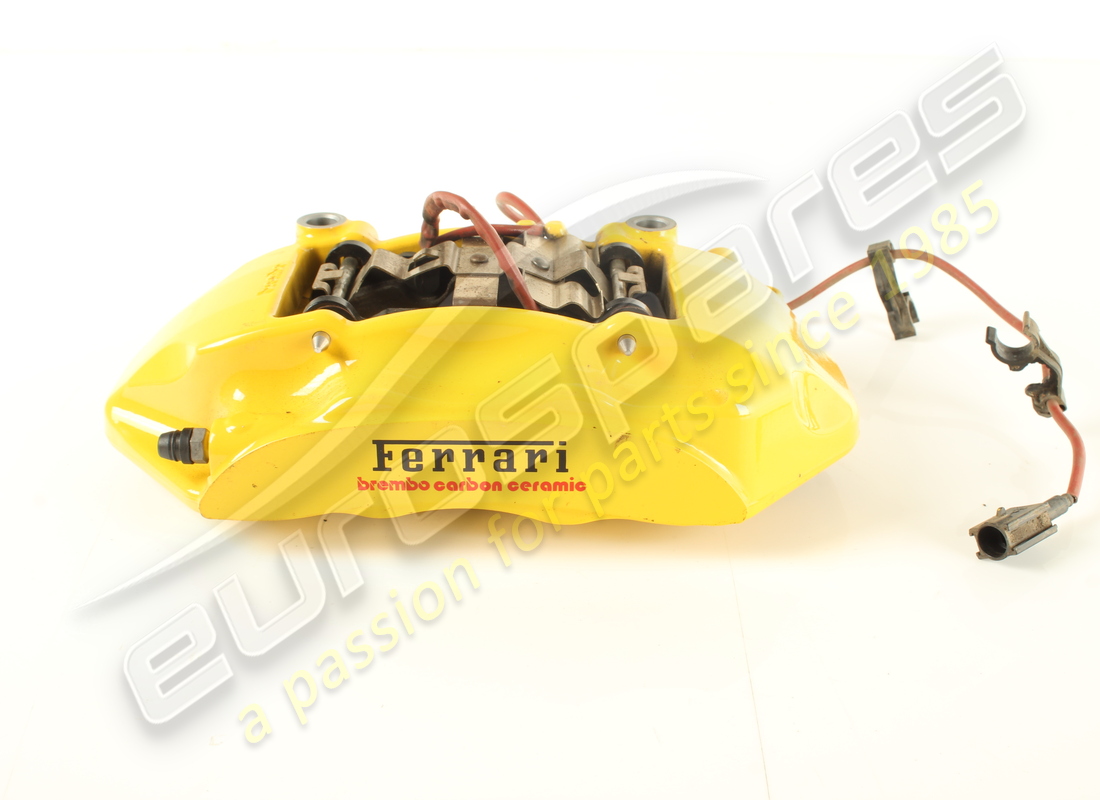 Étrier de frein complet carbone-céramique d'occasion Ferrari, montage DX GIAL. Référence 875236 (1)