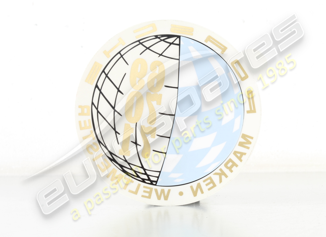 NOUVEAU AUTOCOLLANT PORSCHE - MARQUE CHAMPION DU MONDE - 69,70,71. RÉFÉRENCE 91170110302 (1) nouveau autocollant porsche - marque champion du monde - 69,70,71. référence 91170110302 (1)