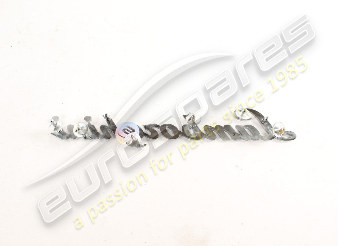UTILISÉ Lamborghini PLAQUE SIGNALÉTIQUE . NUMÉRO DE PIÈCE 4ML853886 (1)