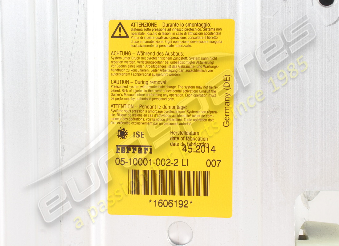 arceau de sécurité ferrari utilisé. numéro de pièce 69905000 (5)