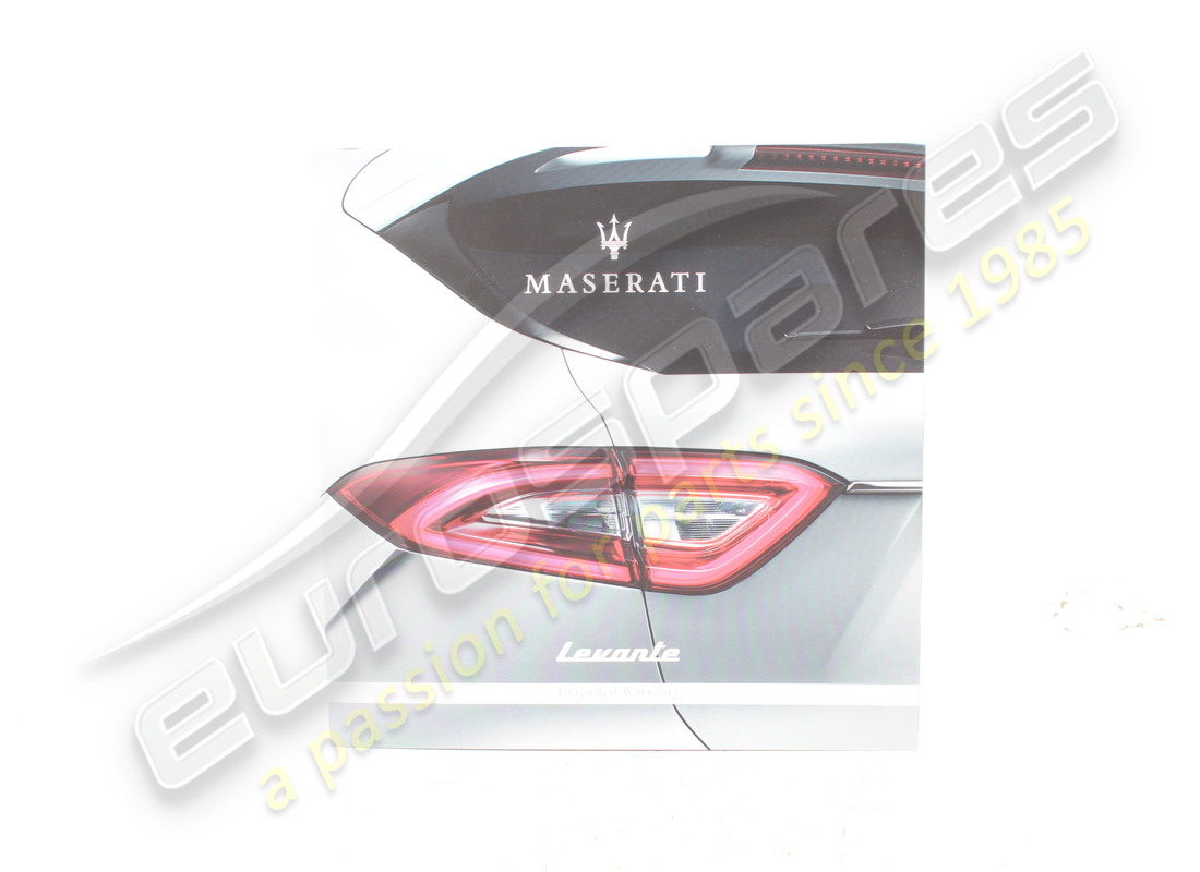 nouvelle bride de garantie étendue levante maserati. numéro de pièce 920010095 (1)
