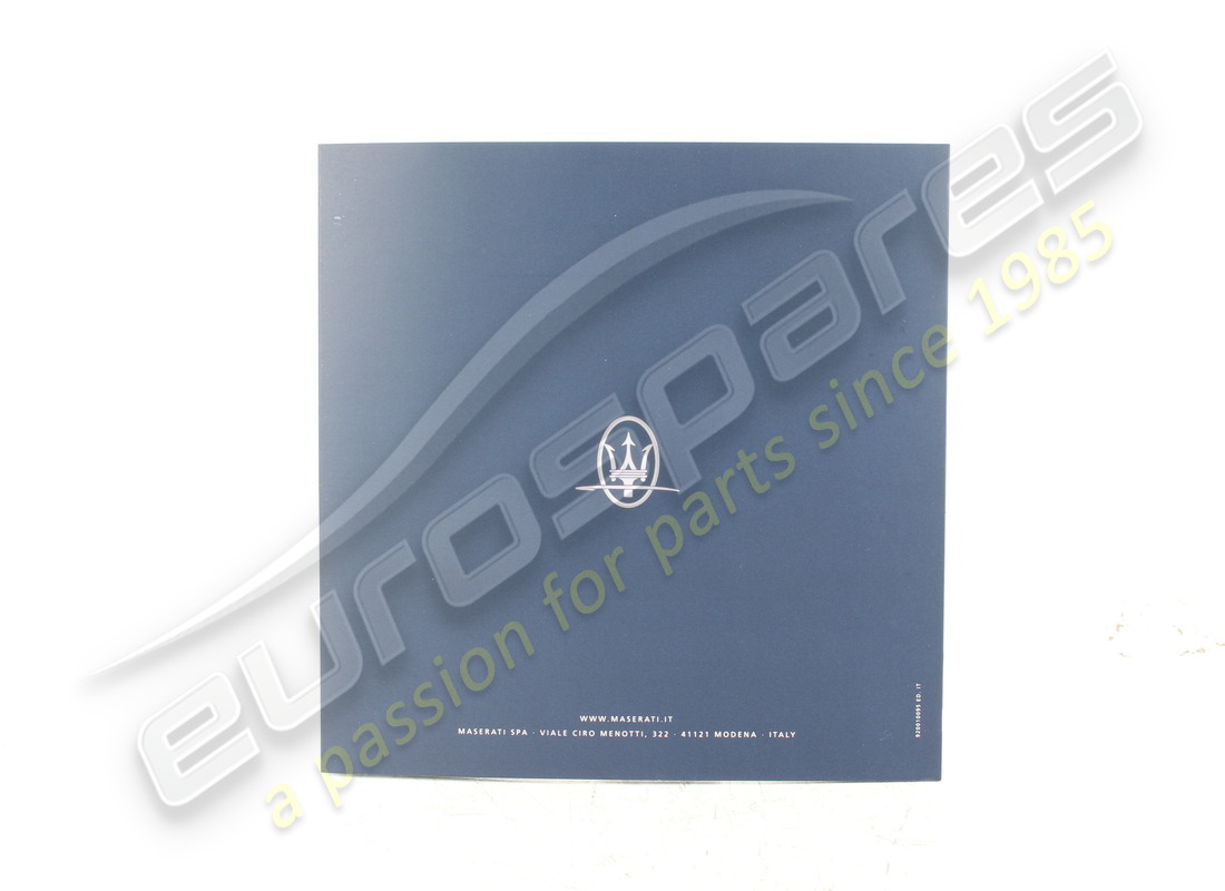nouvelle bride de garantie étendue levante maserati. numéro de pièce 920010095 (2)