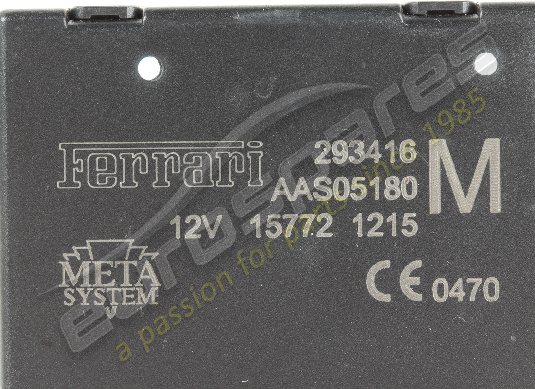 utilisé ferrari sens anti-lift master dipole. numéro de pièce 293416 (3)