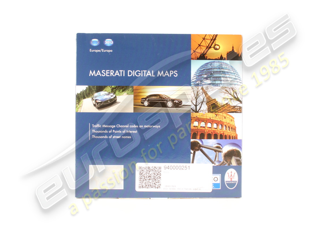 nouvelle carte de navigation maserati - version europe. référence 940000251 (1)