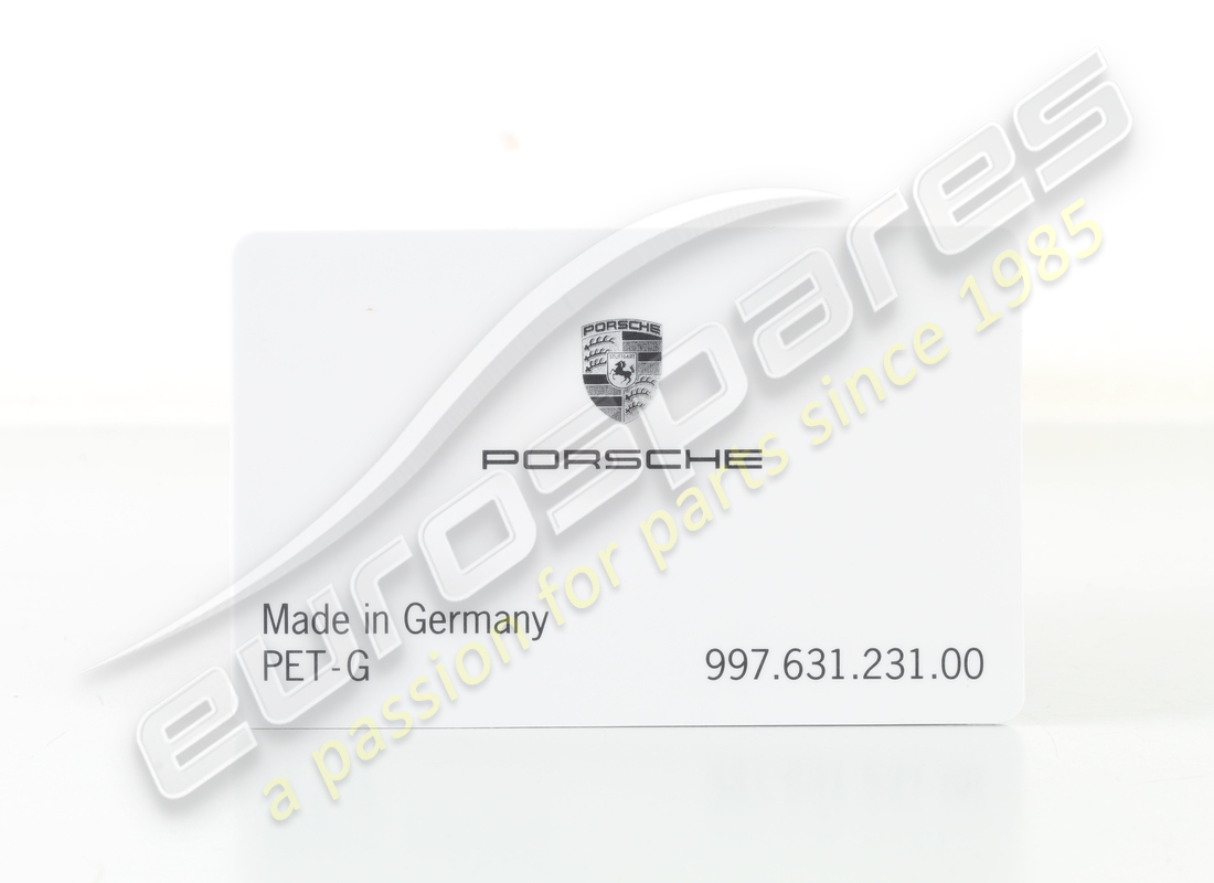 nouvelle carte porsche. référence 99763123100 (1)