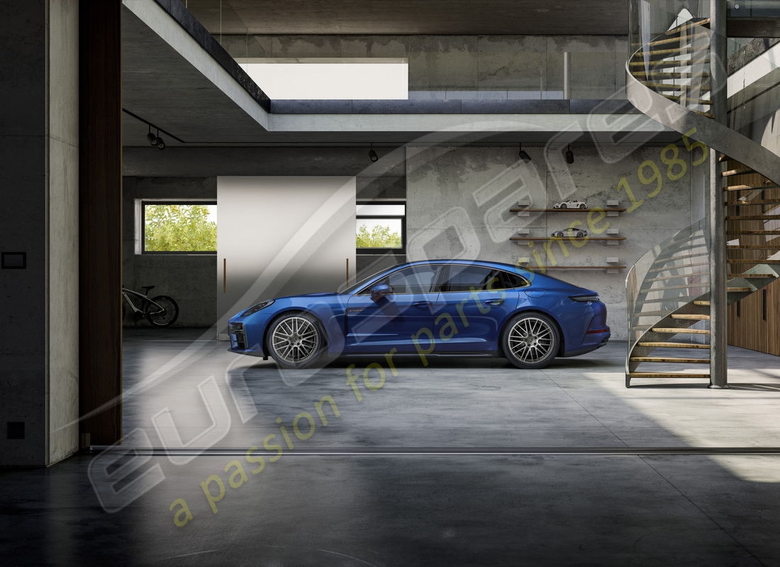 nouveau porsche 21-inch ensemble de jantes et de pneus été turbo design - couleur titane. numéro de pièce 976044660k (3)