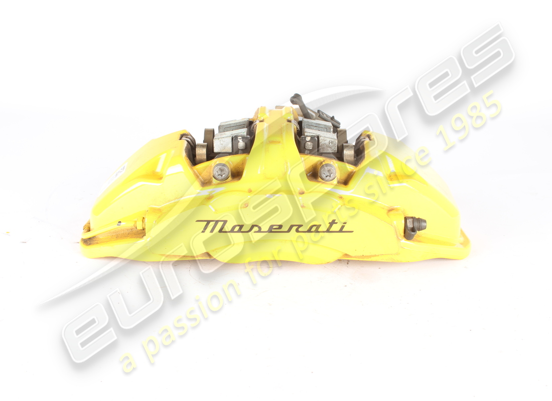 Étrier de frein avant droit d'occasion Maserati, couleur jaune. Numéro de pièce 670214639 (1)