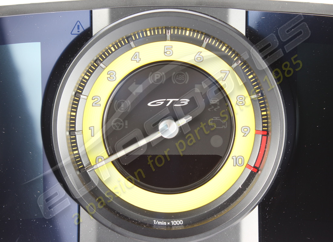 combi-instrument racing jaune d'occasion porsche. numéro de pièce 9gt920830j1s1 (2)