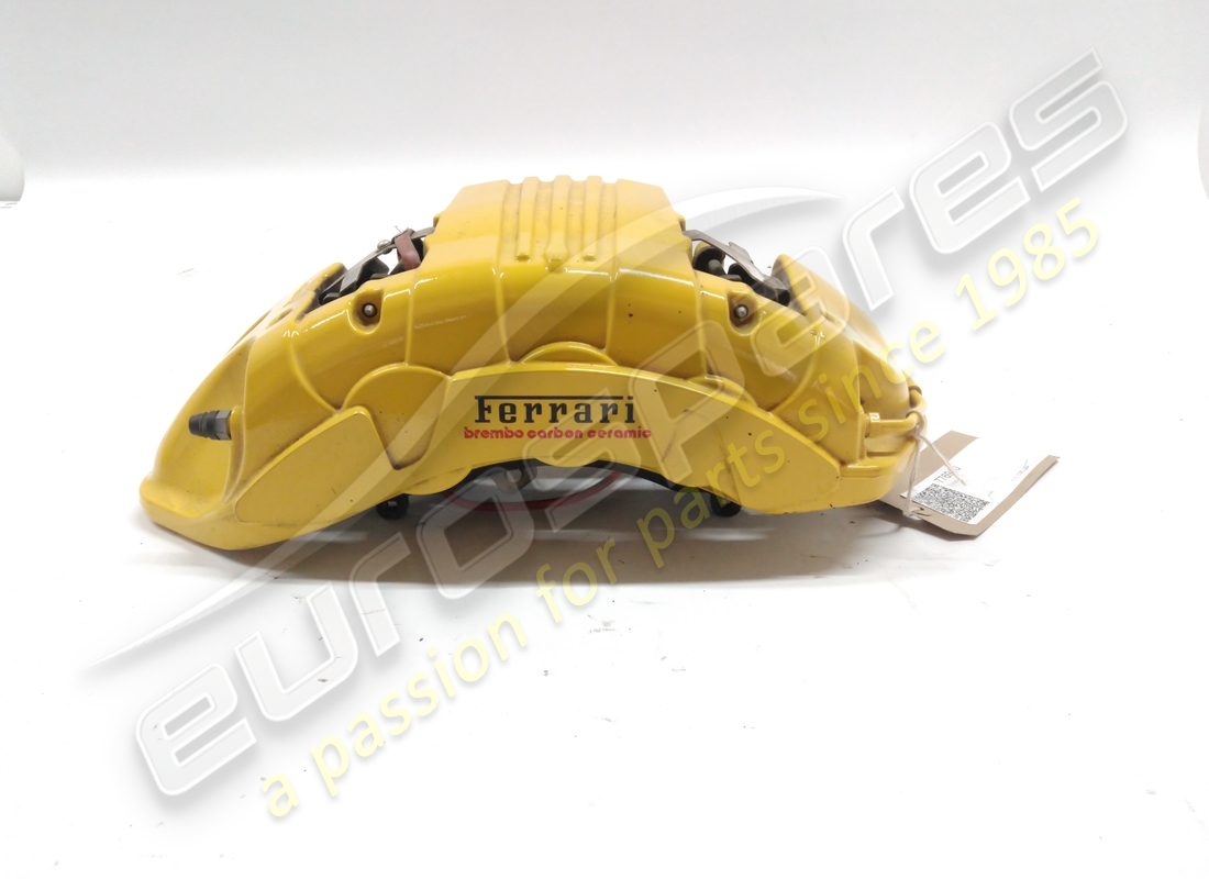 Étrier de frein complet carbone-céramique Ant.SX GIALL d'occasion Ferrari. Numéro de pièce 776910 (1)