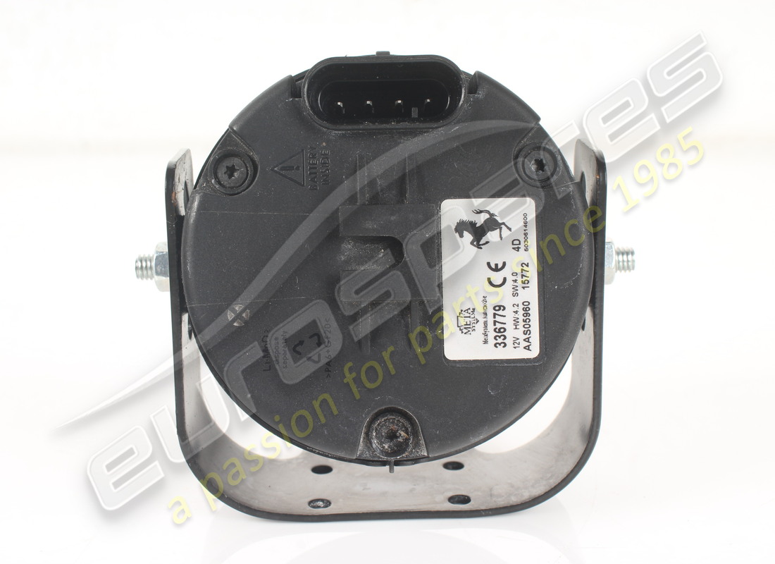 SIRÈNE ANTIVOL COMPLÈTE D'OCCASION FERRARI. RÉFÉRENCE 336779 (2) sirène antivol complète d'occasion ferrari. référence 336779 (2)