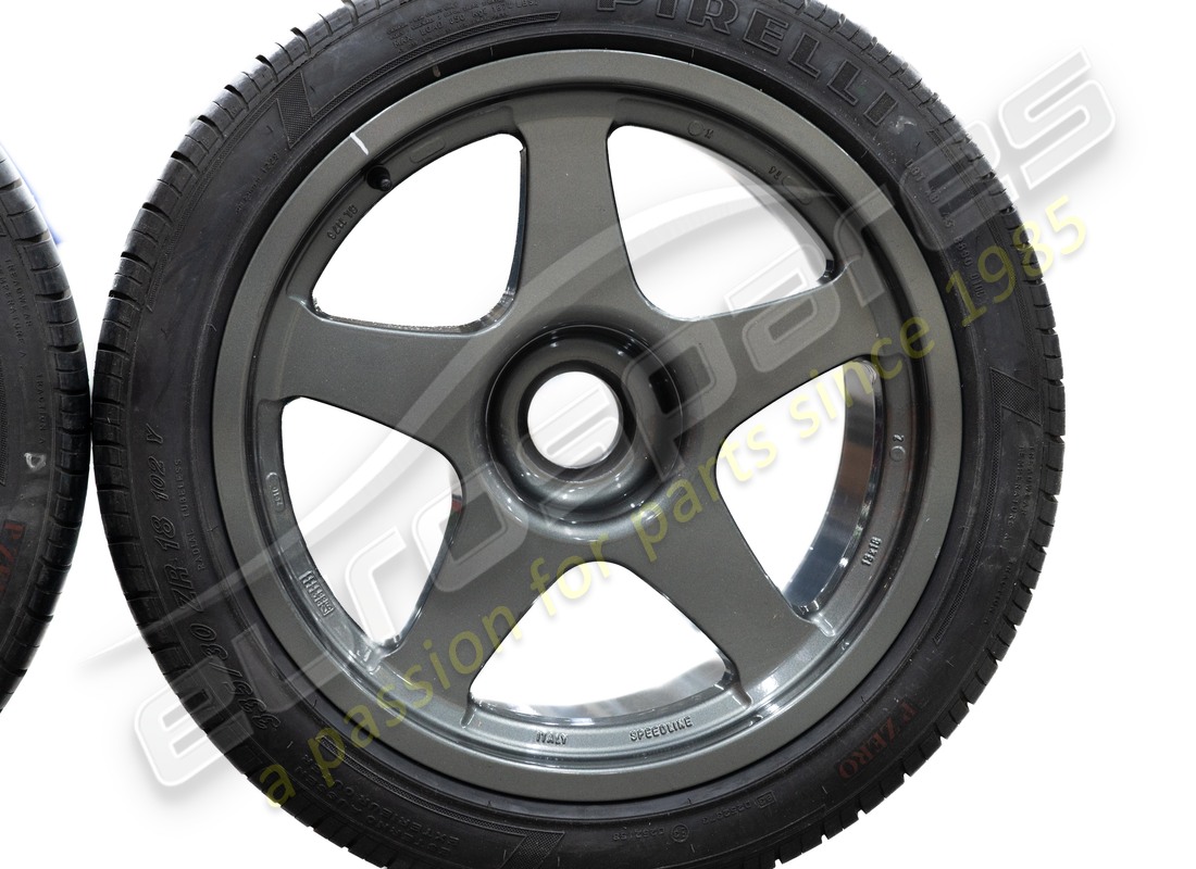 d'occasion ferrari speedline lm roues ensemble 18 pouces. numéro de pièce fwhe058 (4)