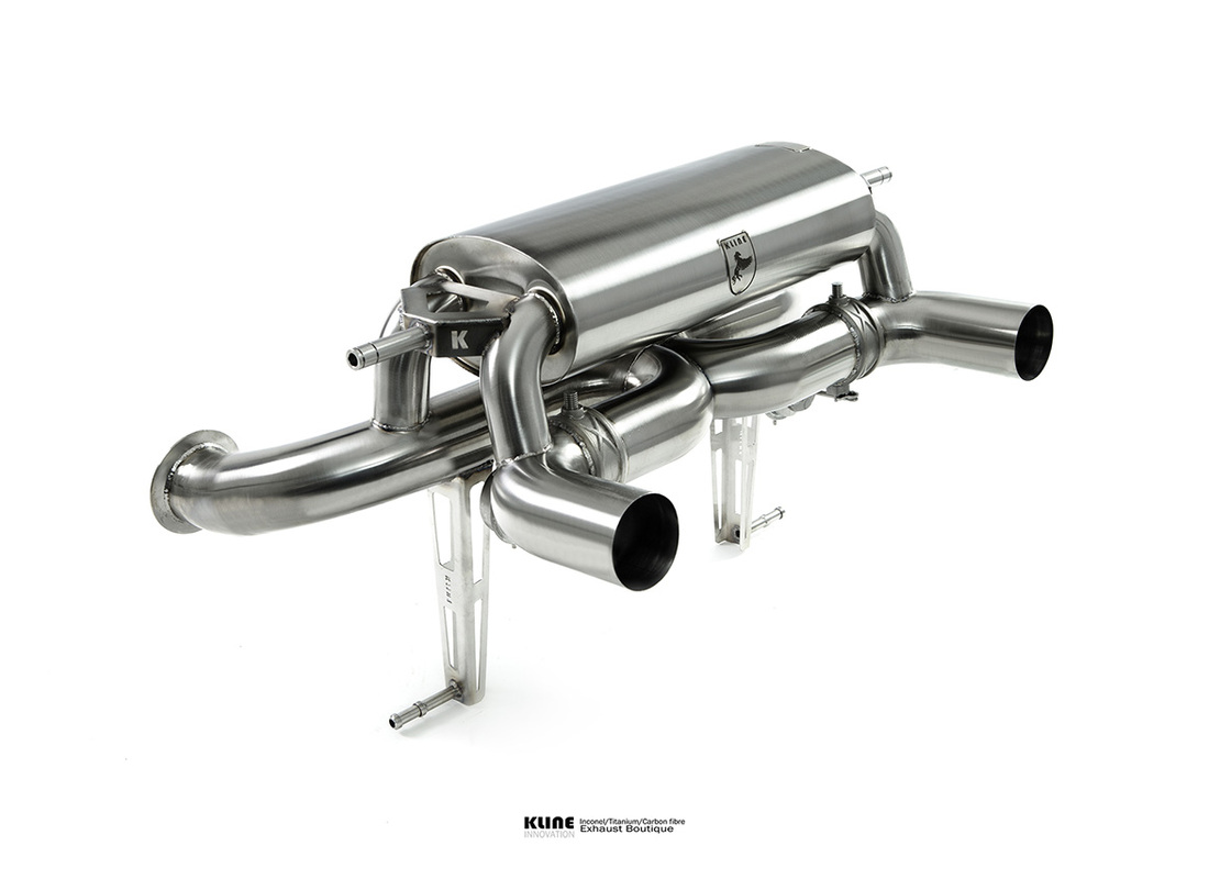 nouveau kline innovation lamborghini système arrière valvetronic aventador svj/ultimae - inconel. numéro de pièce kllamavsvjvalversinc (1)