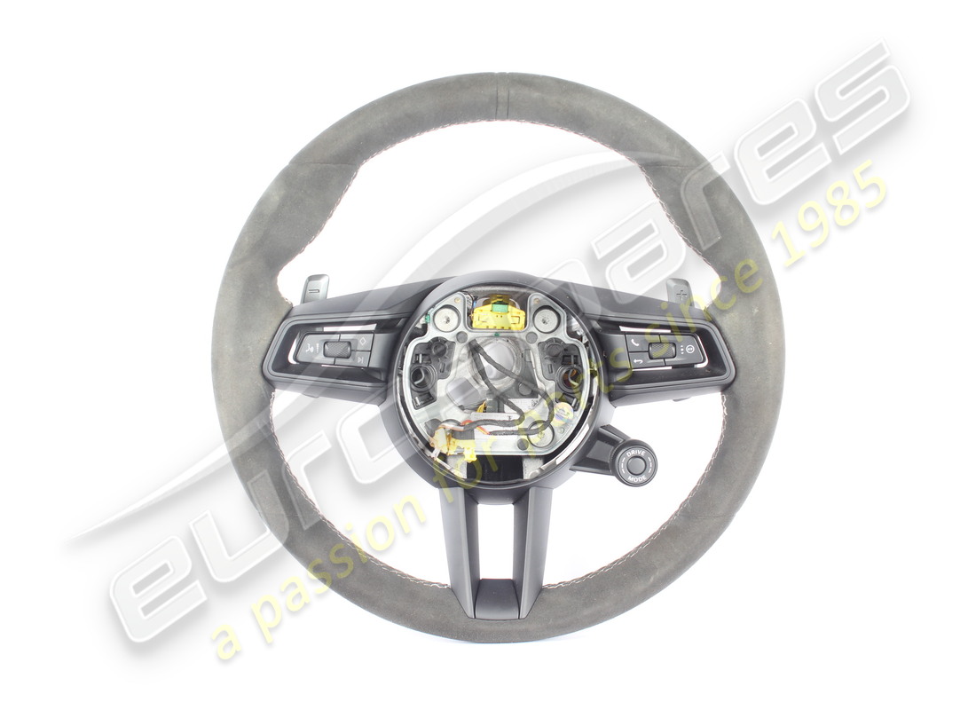 VOLANT MULTIFONCTION NOIR/ARGENT D'OCCASION Porsche. NUMÉRO DE PIÈCE 9GT419091BRQA0 (1)