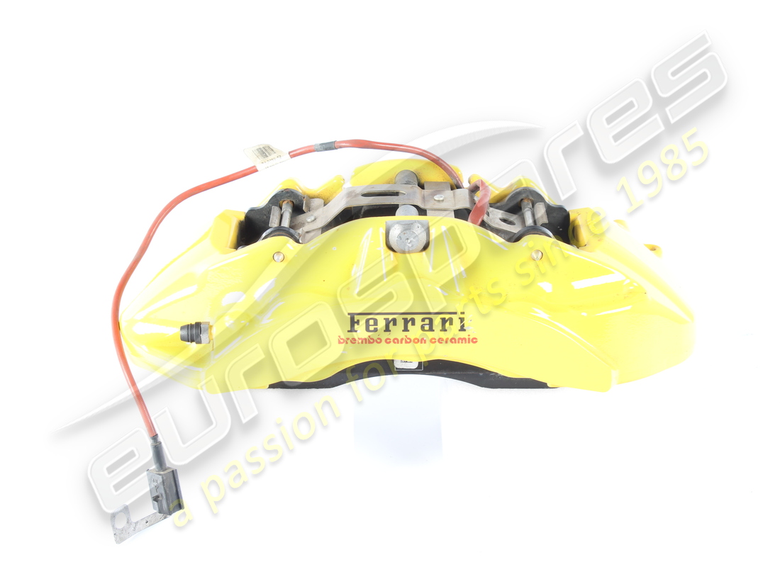 UTILISÉ Ferrari ÉTRIER AVANT GAUCHE AVEC PLAQUETTES. NUMÉRO DE PIÈCE 297308 (1)