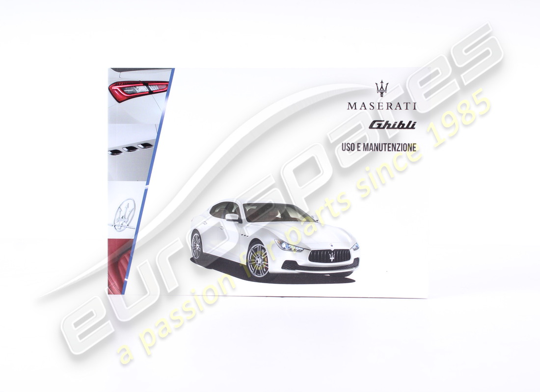 nouveau maserati m157 guide du propriétaire eu ita.. numéro de pièce 910041182 (1)