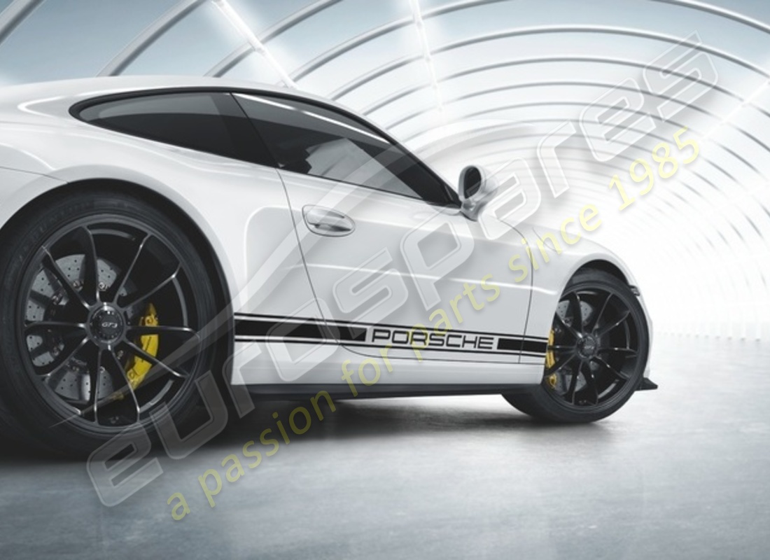 nouveau porsche 20-inch gt3 ensemble de roues - en noir (haute brillance). numéro de pièce 99104460301 (1)
