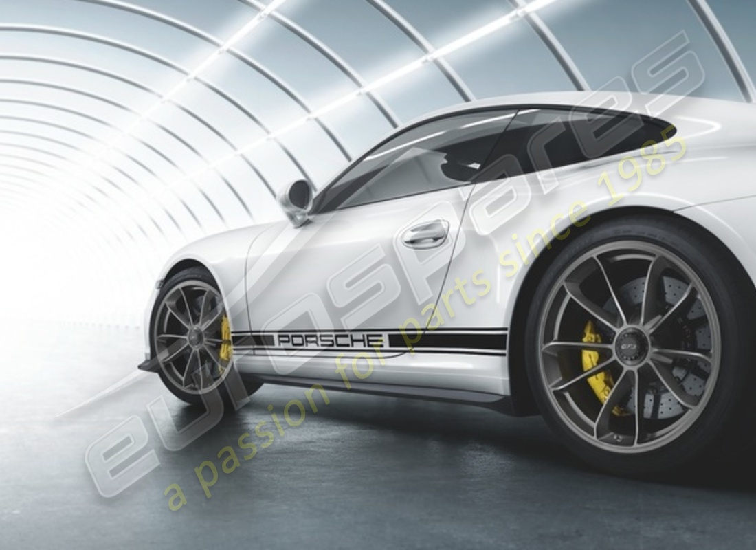 nouveau porsche 20-inch gt3 ensemble de roues - en platine (satiné brillant). numéro de pièce 99104460300 (1)