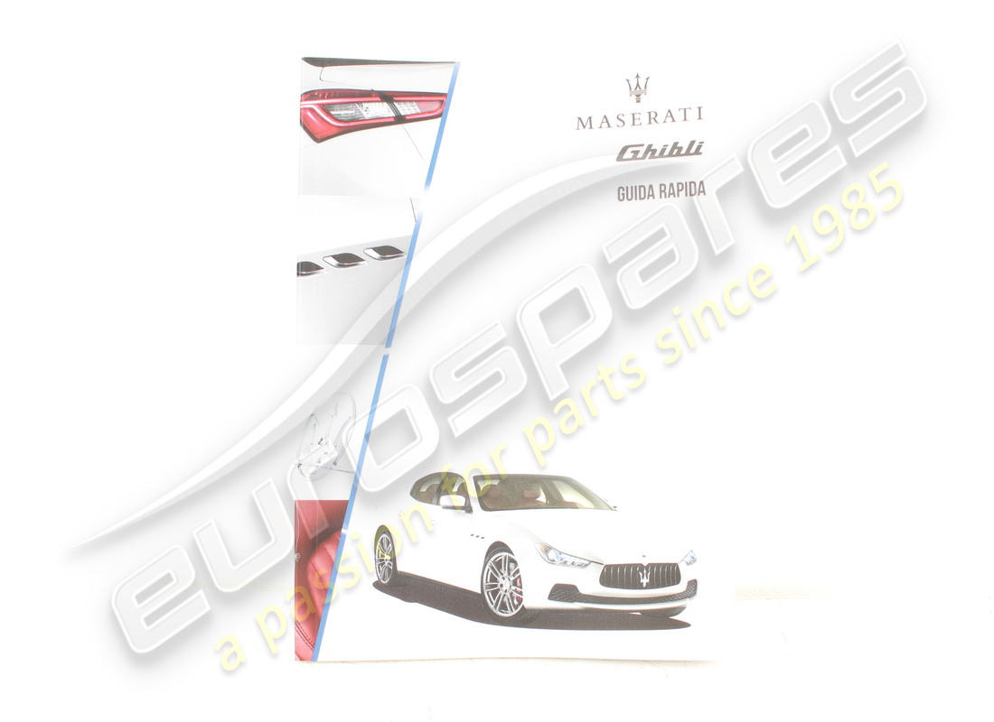 guide de référence rapide pour la nouvelle voiture maserati numéro de pièce 910041231 (1)