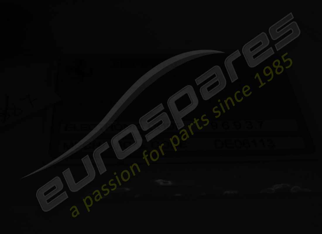ensemble de serrures ferrari utilisé complété avec ste. numéro de pièce 254409 (4)