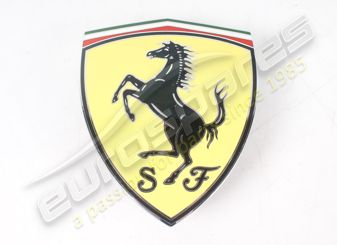 INSIGNE DE BOUCLIER SQUADRA CORSE FERRARI UTILISÉ. NUMÉRO DE PIÈCE 87344500 (1) insigne de bouclier squadra corse ferrari utilisé. numéro de pièce 87344500 (1)
