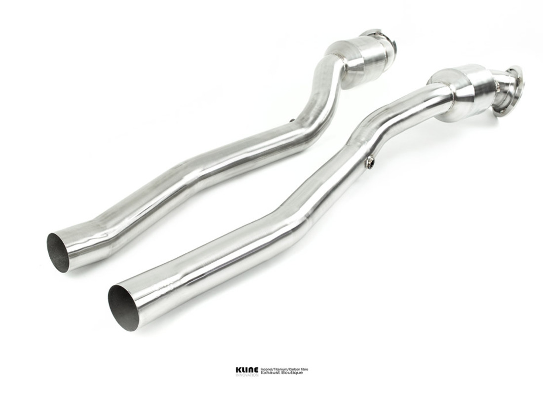 nouveau ensemble de pipes pour chat decat kline innovation - acier inoxydable. numéro de pièce klfer812decatcsss (1)