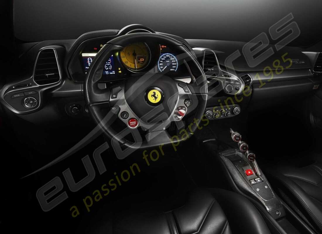 KIT DE TABLEAU DE BORD INTÉRIEUR EN FIBRE DE CARBONE NEUF Ferrari. NUMÉRO DE PIÈCE 70001927 (1)