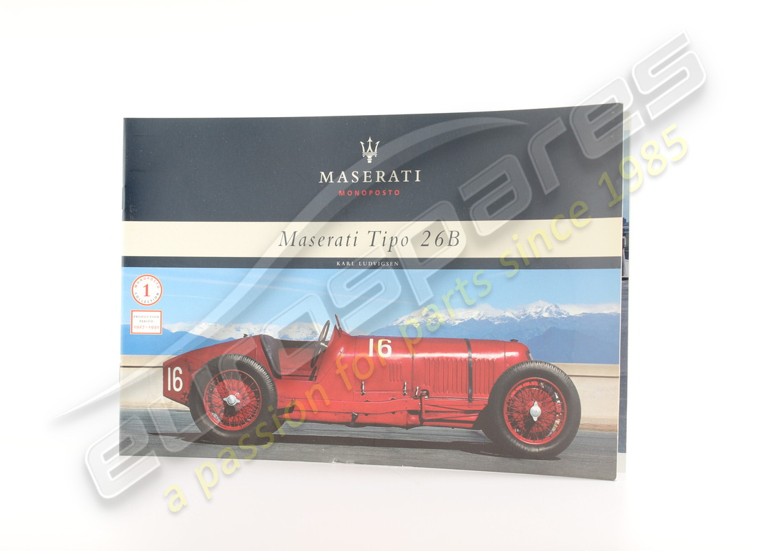 nouvelle maserati mini monographie 26b. numéro de pièce 920000849 (1)