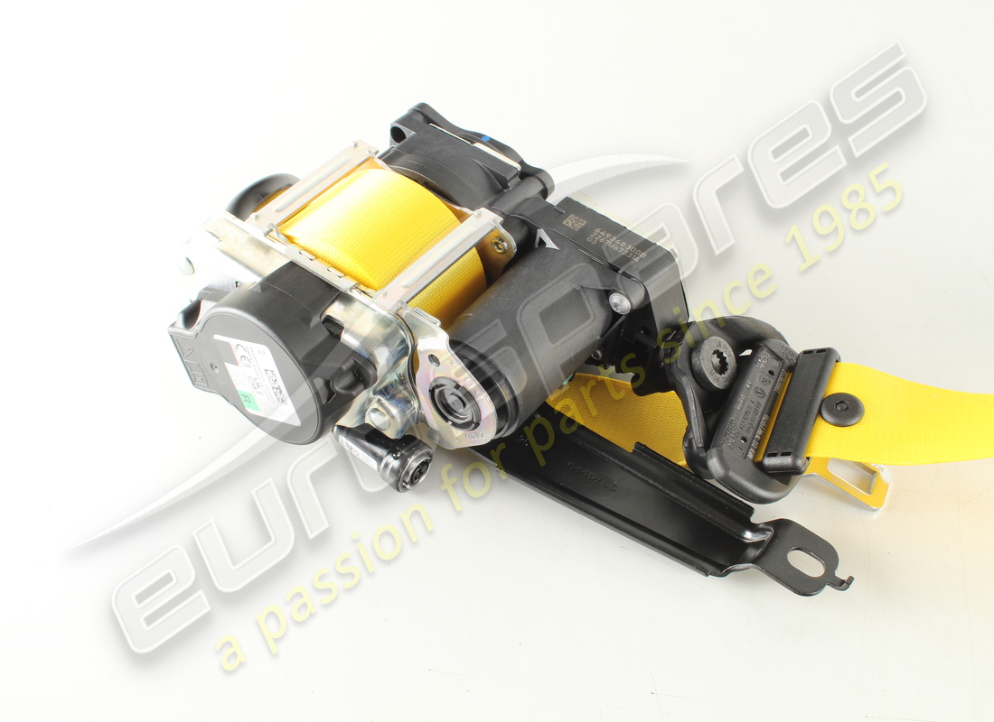 NOUVELLE CEINTURE DE SÉCURITÉ TROIS POINTS JAUNE DE COURSE PORSCHE. RÉFÉRENCE 992857706AL1S1(2) nouvelle ceinture de sécurité trois points jaune de course porsche. référence 992857706al1s1(2)
