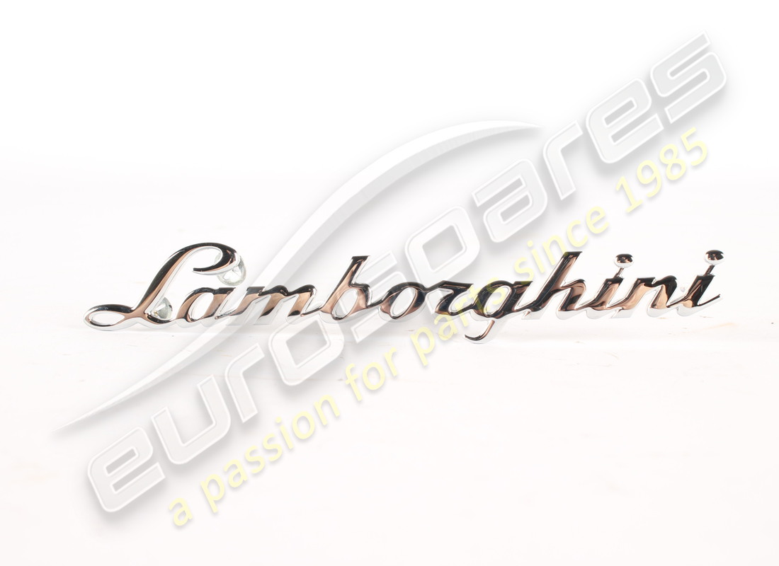 UTILISÉ Lamborghini PLAQUE SIGNALÉTIQUE . NUMÉRO DE PIÈCE 4ML853886 (1)