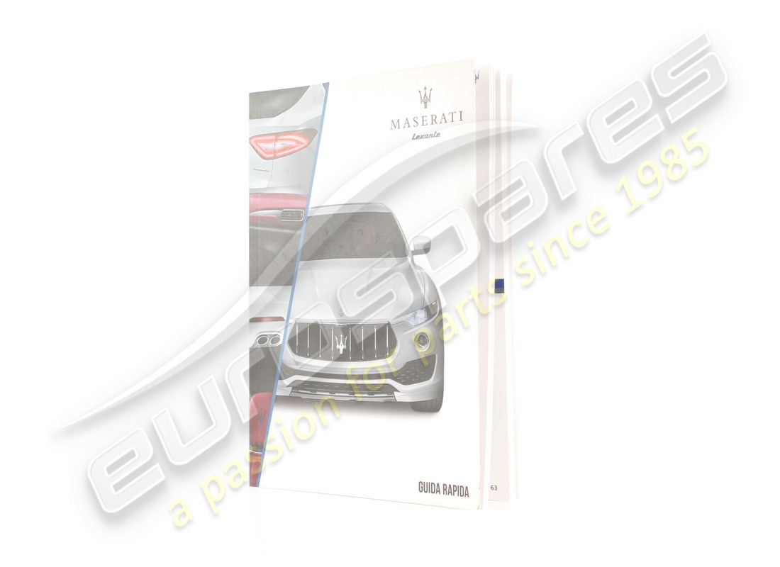 guide de référence rapide pour la nouvelle voiture maserati numéro de pièce 910041063 (1)