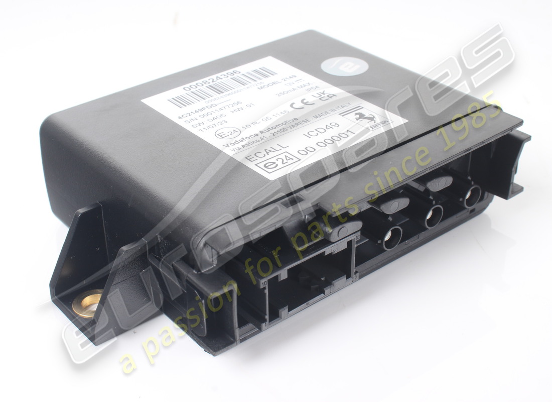 UTILISÉ Ferrari TCU ECALL / SVR . NUMÉRO DE PIÈCE 824396 (1)