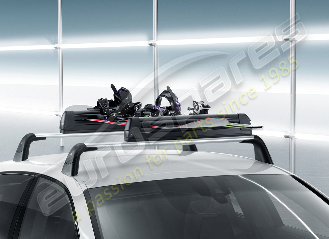 nouveau porte-ski/snowboard porsche. numéro de pièce 95b044830 (10)