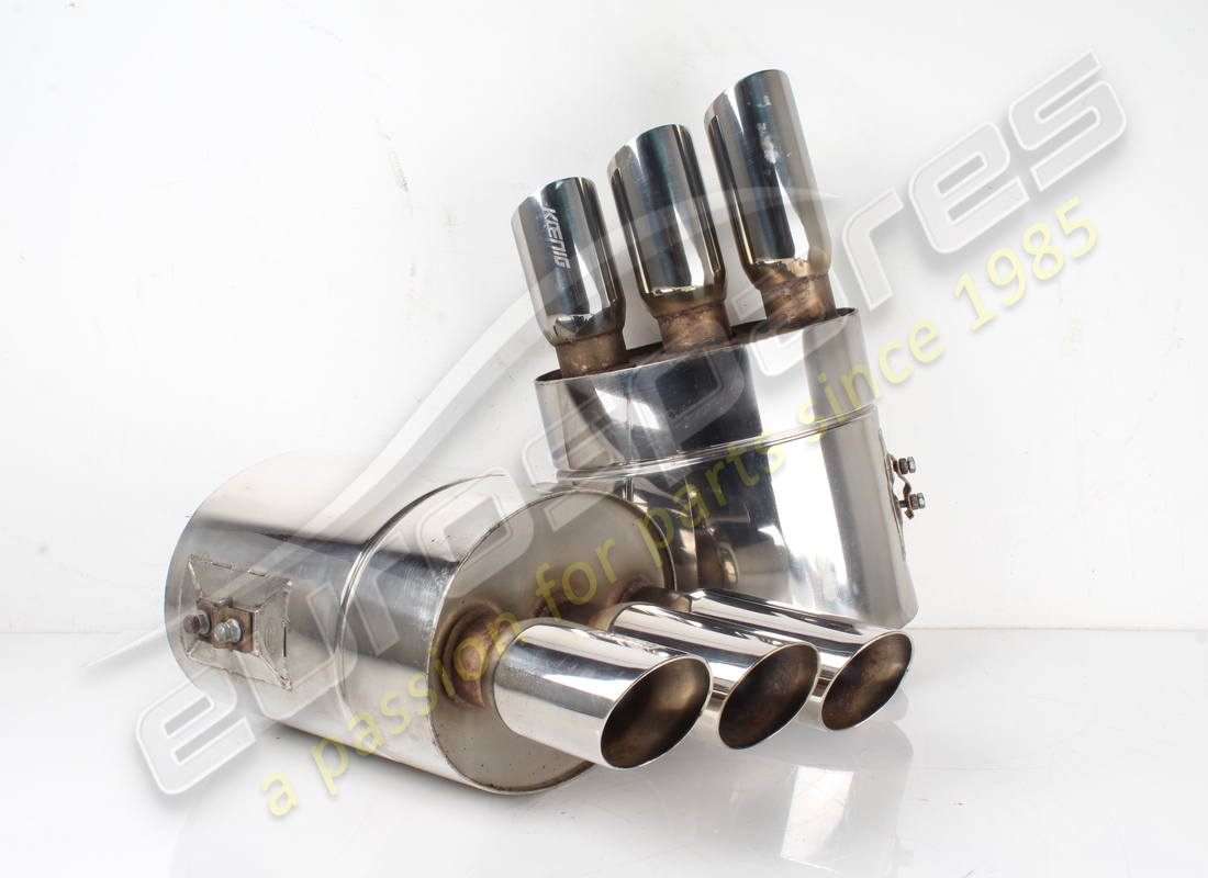 ENSEMBLE DE SILENCIEUX D'ÉCHAPPEMENT Eurospares UTILISÉ (ACIER INOXYDABLE) . NUMÉRO DE PIÈCE EAP1226105 (1)