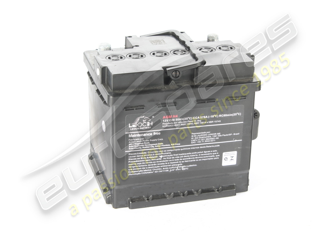 BATTERIE D'OCCASION Ferrari LEOCH PB 50AH . NUMÉRO DE PIÈCE 949042 (1)