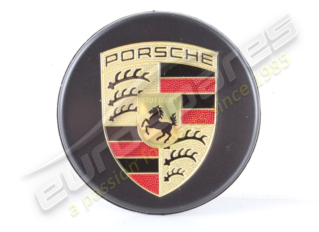 NOUVEAU PORSCHE ENJOLIVEUR DE MOYEU NOIR MAT. NUMÉRO DE PIÈCE 9P1601349BJE1 (2) nouveau porsche enjoliveur de moyeu noir mat. numéro de pièce 9p1601349bje1 (2)