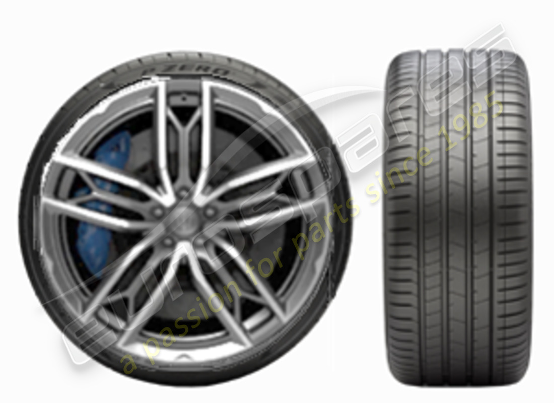 jantes alliage d'été pirelli avant atlante neuves maserati 21. référence 980156902 (1)
