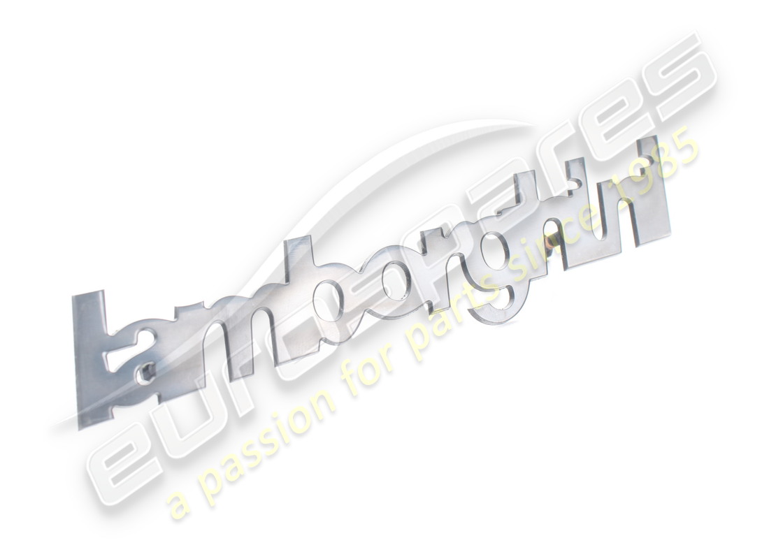NOUVELLE PLAQUE NOIRE OE Lamborghini . RÉFÉRENCE 006111397 (1)