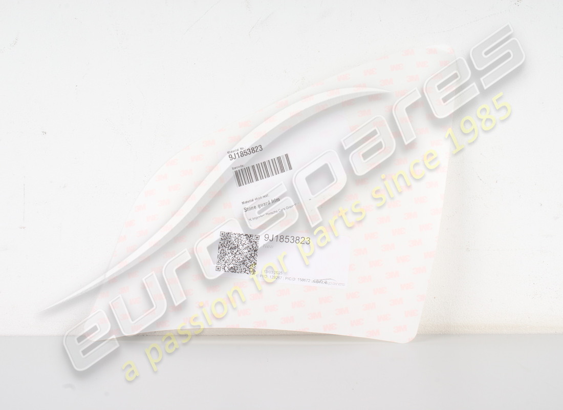 nouveau film anti-pierres porsche. numéro de pièce 9j1853823 (2)