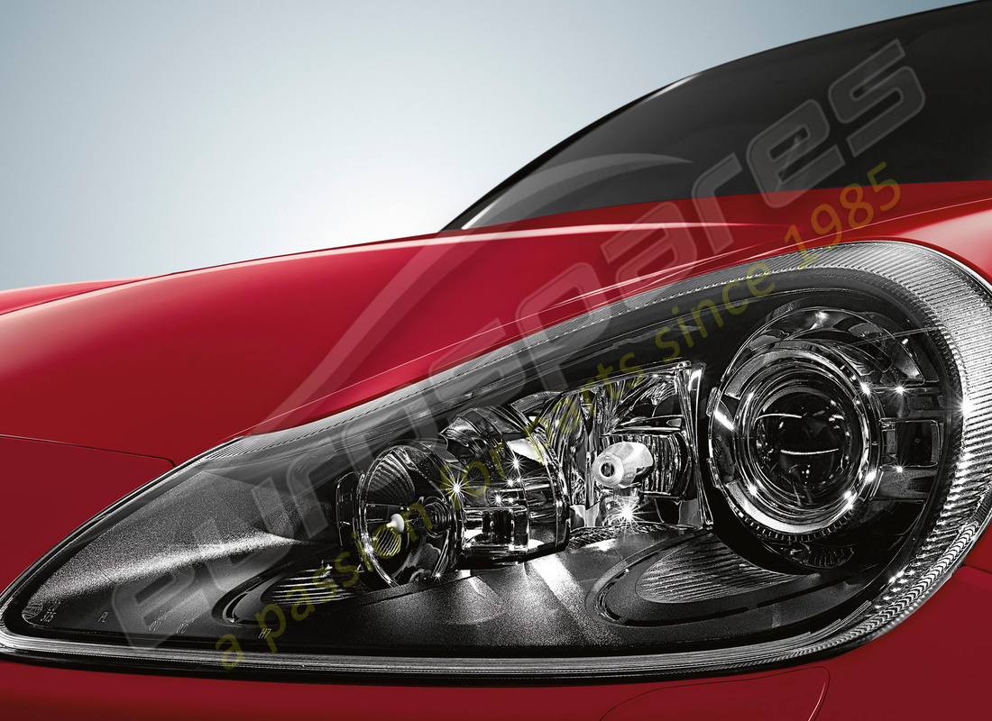 nouveau porsche bi-xenon phares (noir). numéro de pièce 95504490310 (1)