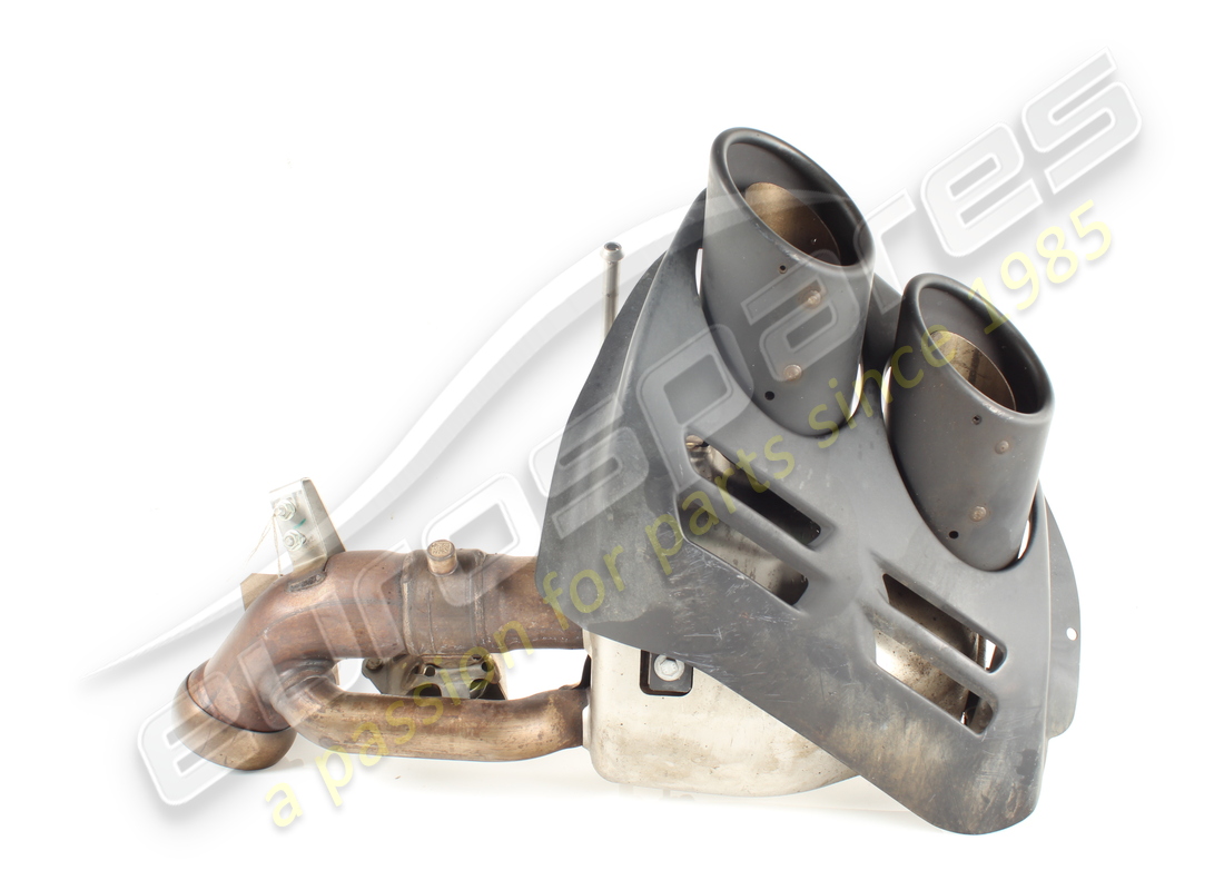 used ferrari complete rh exhaust silencer. part number 870457 (1)