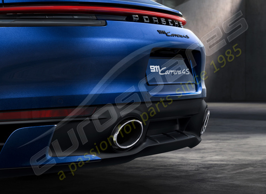 nouveau porsche système d'échappement sport (argent) numéro de pièce 992044210